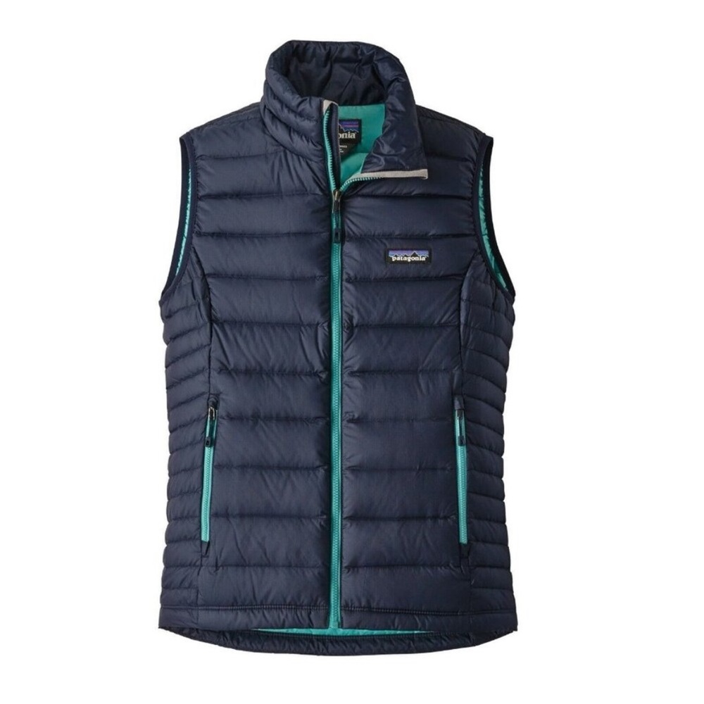 Patagonia Women's Down Sweater Vest XXS Navy NWOT - Picture 4 of 16